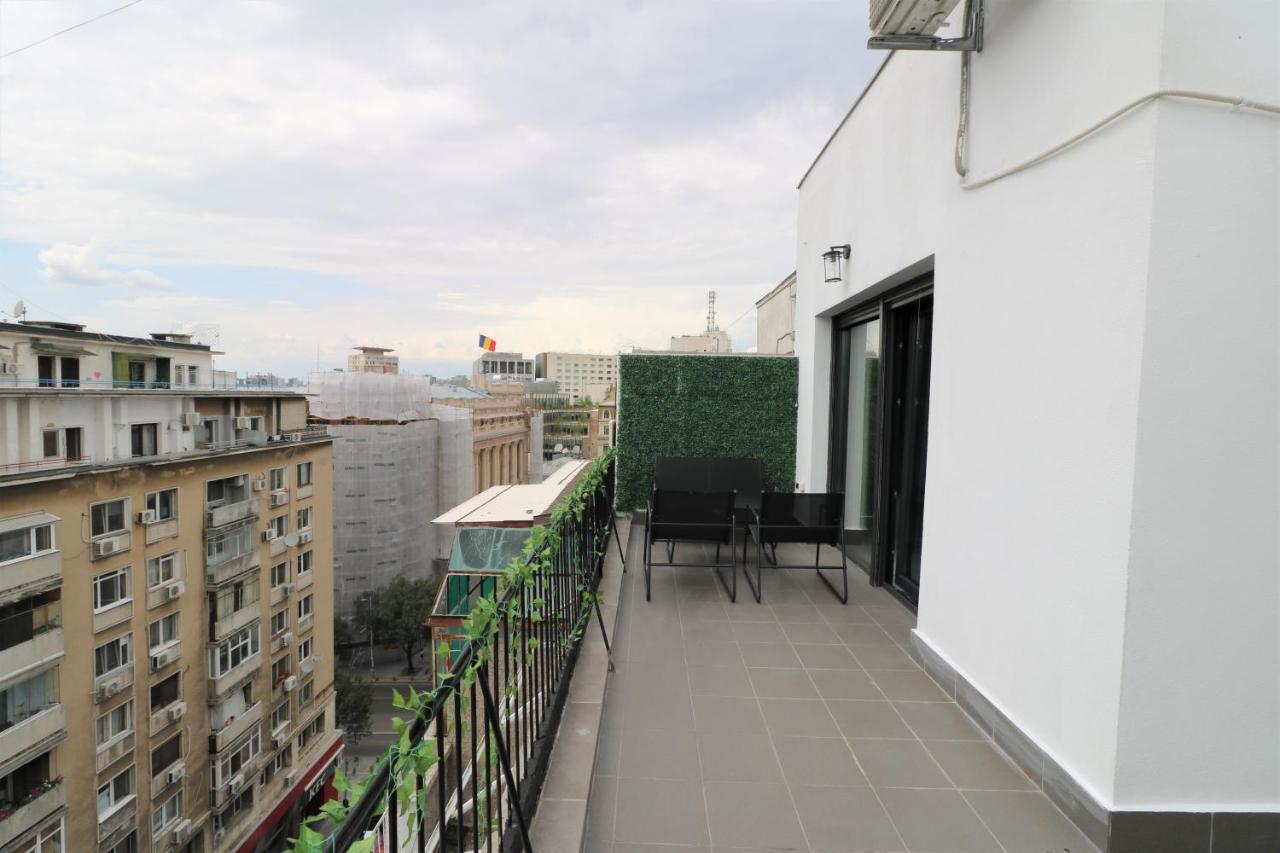 Deluxe Skyline Retreat Studio - Old Town Bukarest Exteriör bild