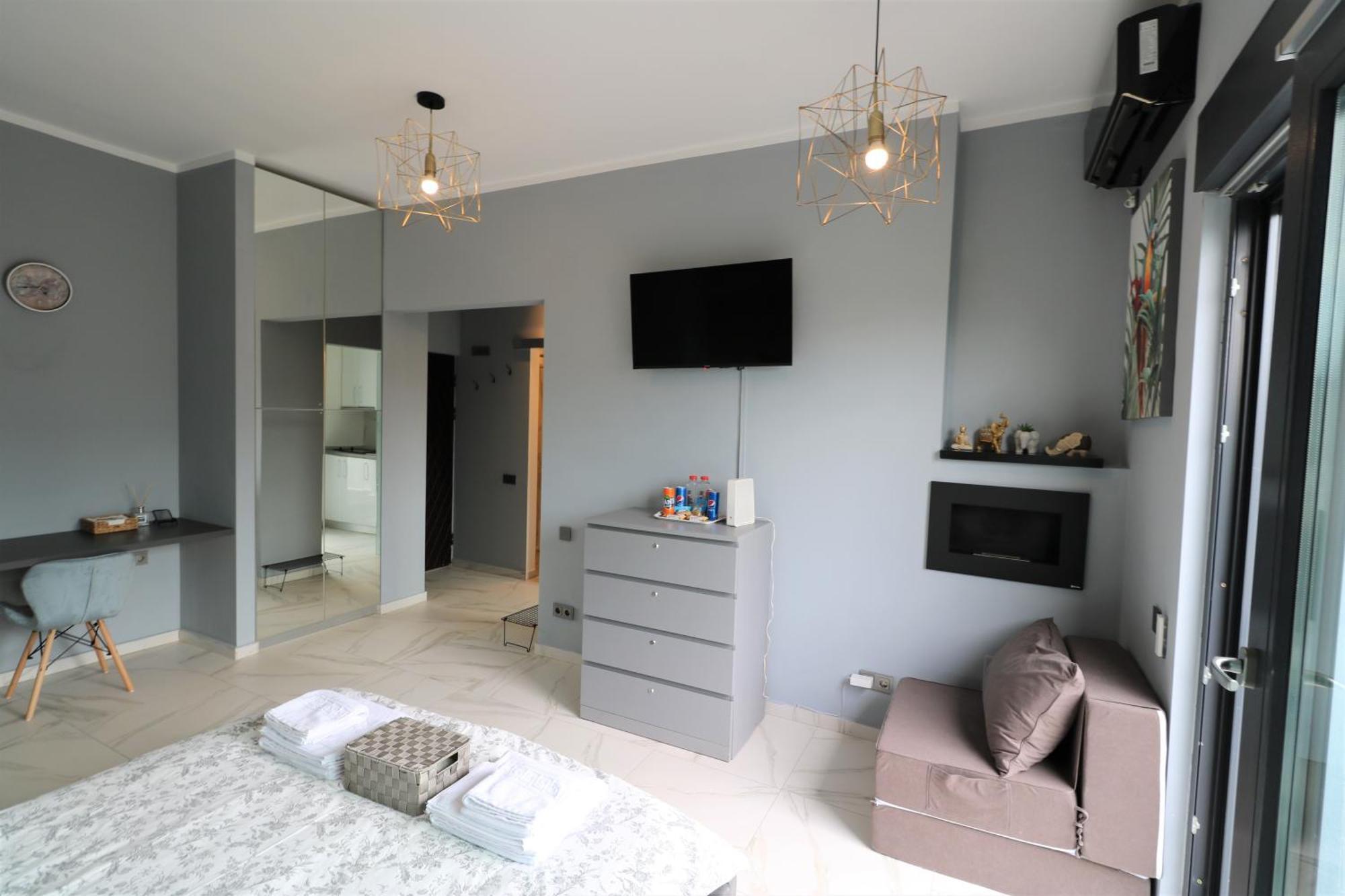 Deluxe Skyline Retreat Studio - Old Town Bukarest Exteriör bild